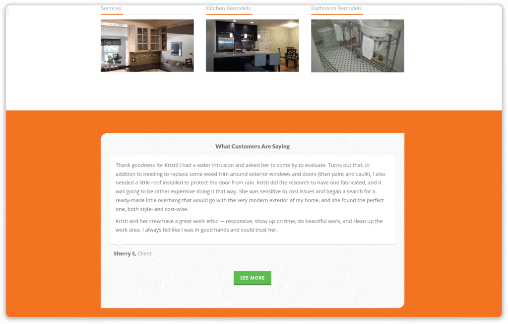 Website redesign Austin